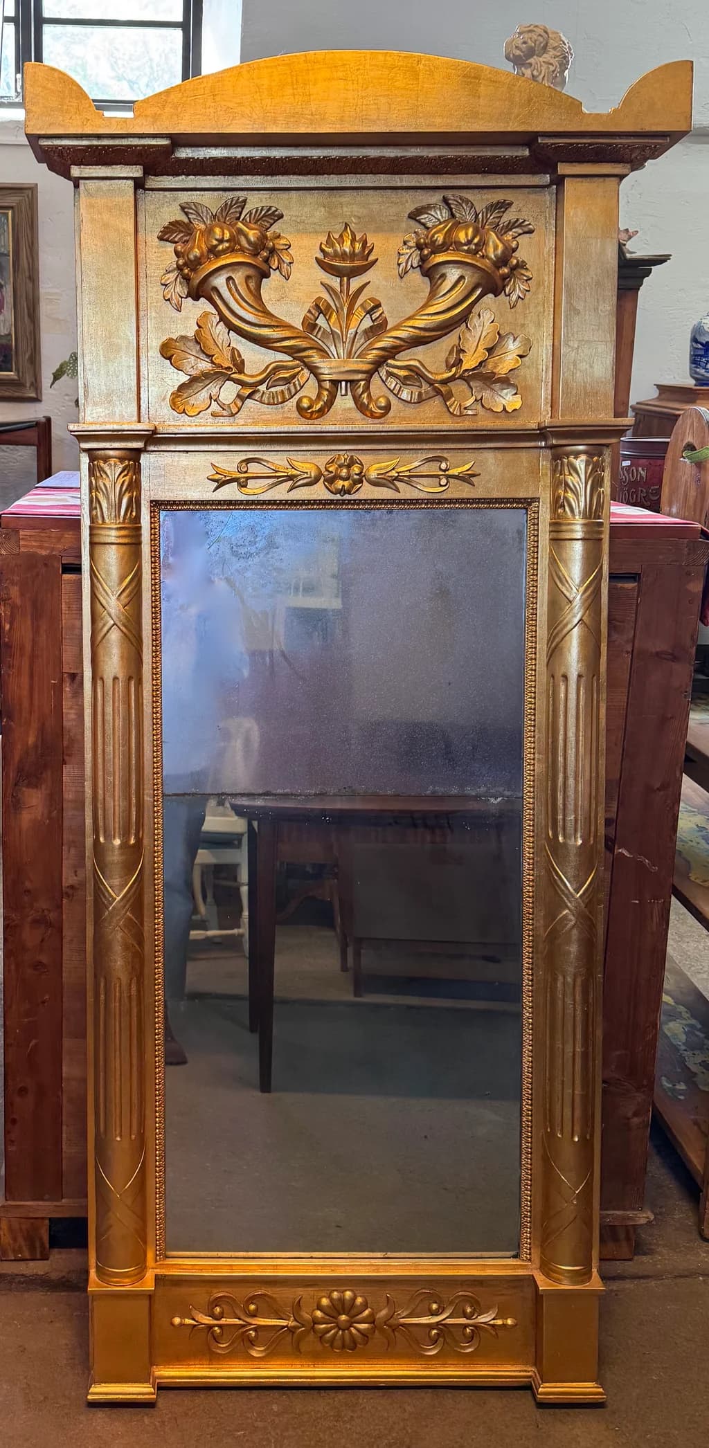 Stor helkropps spegel 1800-talets början