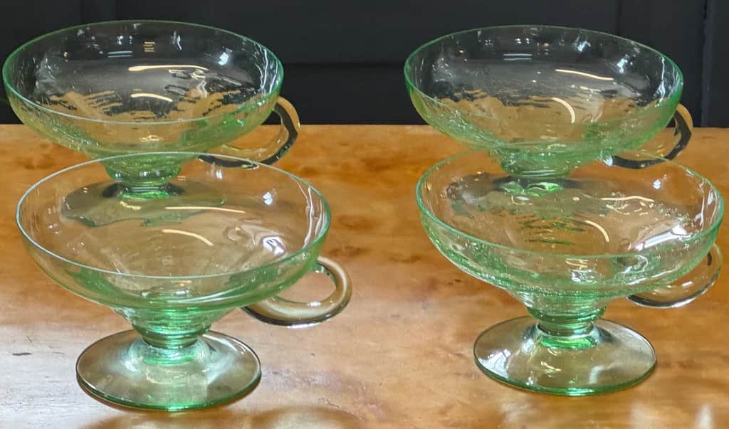 Dessertglas, johansfors glasbruk – begagnad glas hos ReFurn Lidingö