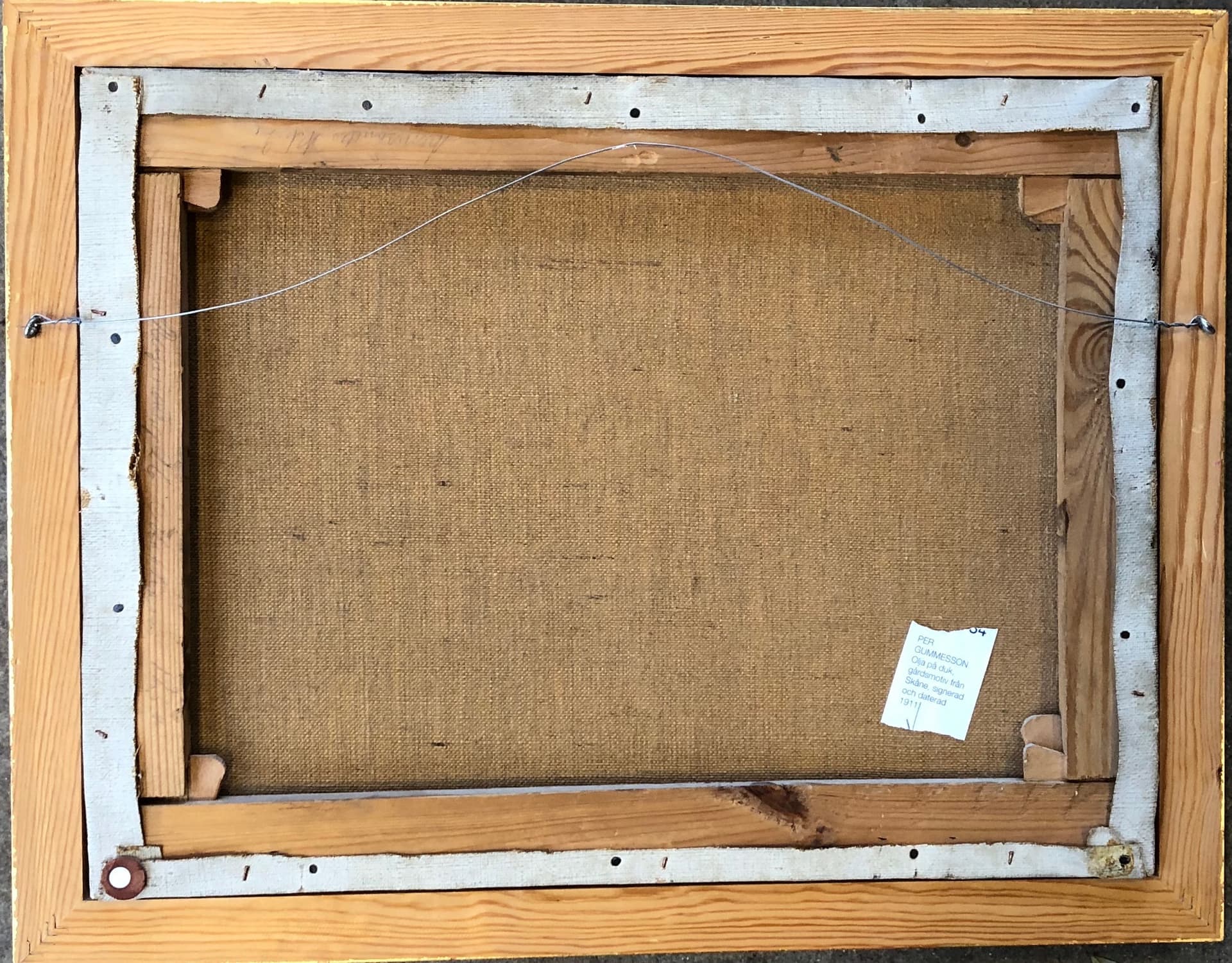 Per Gummesson, Olja, Gårdsmotiv