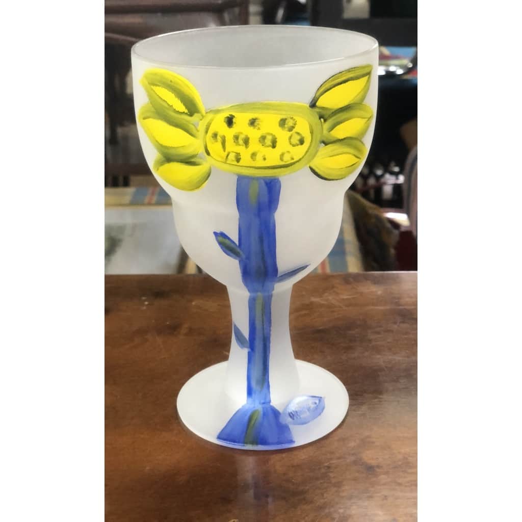 Pokal, Lindshammar, Birgitta Watz, 2000 millenium – begagnad glas hos ReFurn Lidingö