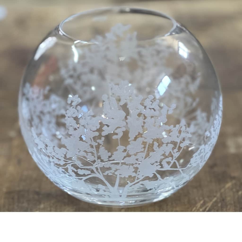 Klotvas , Orrefors, "Birch" – begagnad glas hos ReFurn Lidingö