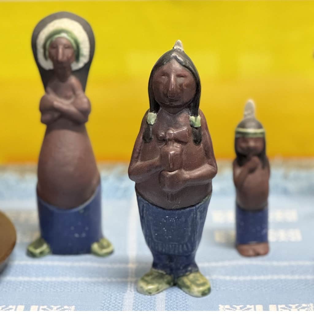 3 figurines , Rolf Palm – begagnad keramik & porslin hos ReFurn Lidingö