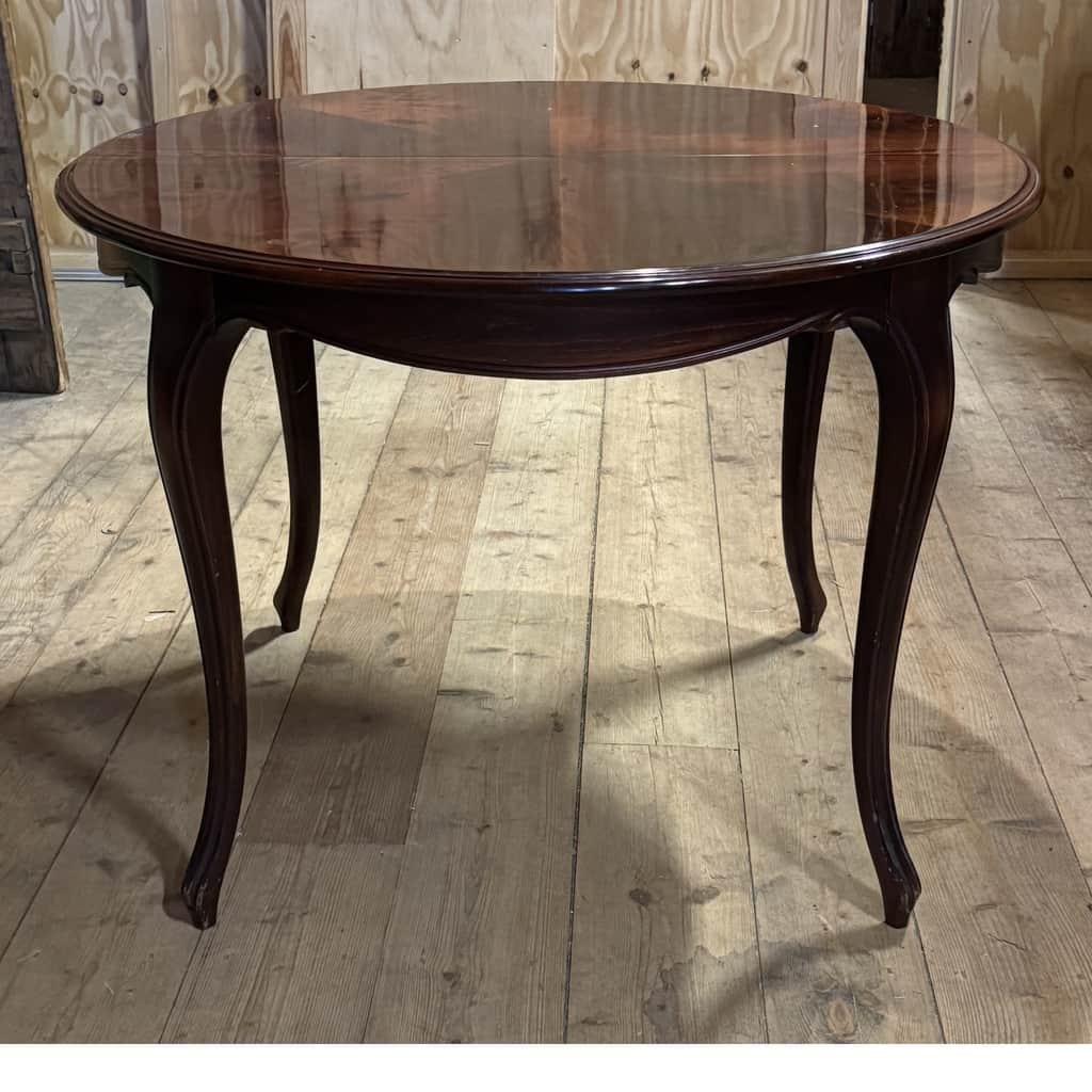 Fint matbord i mahogny + 2 läggskivor – begagnad bord & stolar hos ReFurn Lidingö