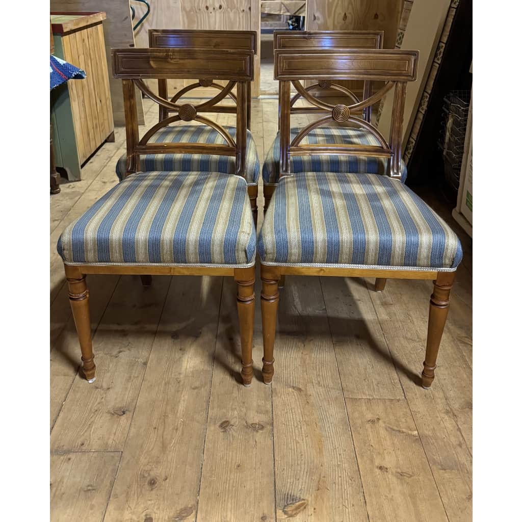 4 Bellman stolar 1800-tal – begagnad bord & stolar hos ReFurn Lidingö