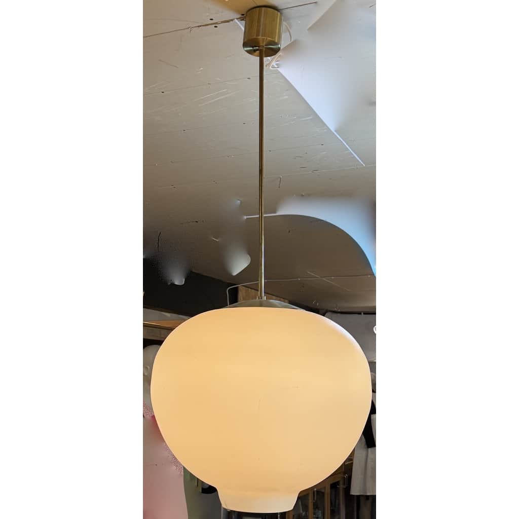 Vacker taklampa, Arvid Böhlmarks lampfabrik, Harald Notini – begagnad belysning hos ReFurn Lidingö