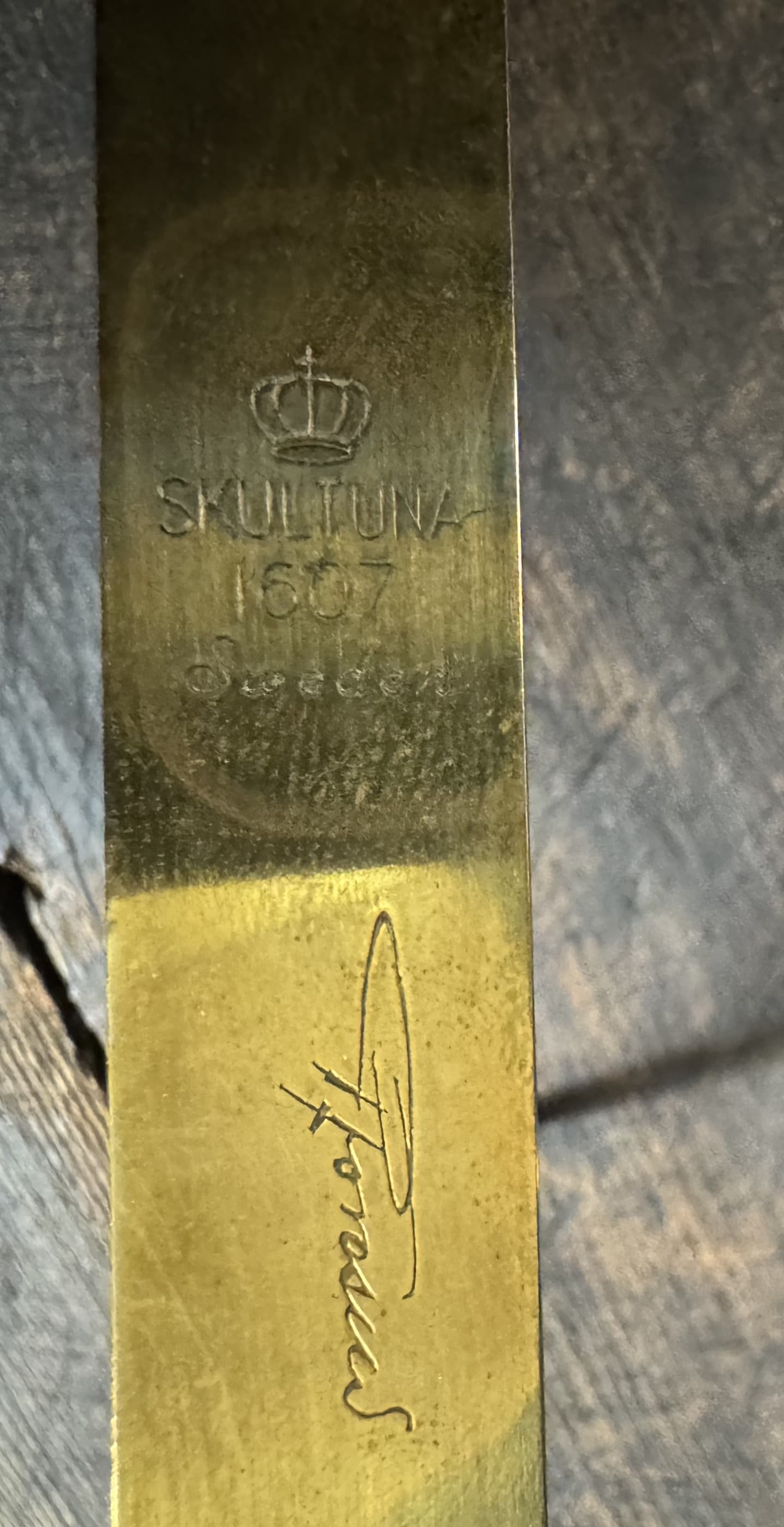 Två vackra ljusstakar ”pendel” , Pierre Forsell, Skultuna